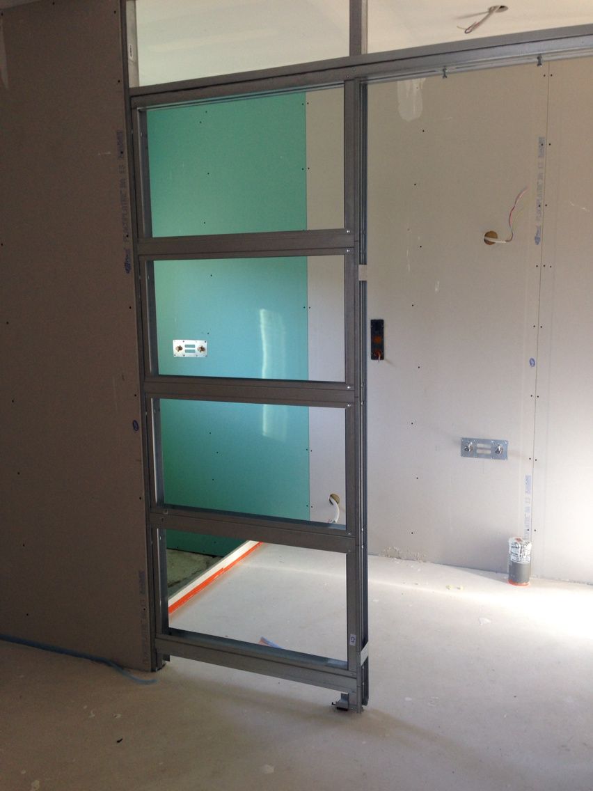 système galandage installer pour porte coulissante (sdb de notre ... - Installer Une Porte A Galandage système galandage installer pour porte coulissante (sdb de notre ... - Installer Une Porte A Galandage