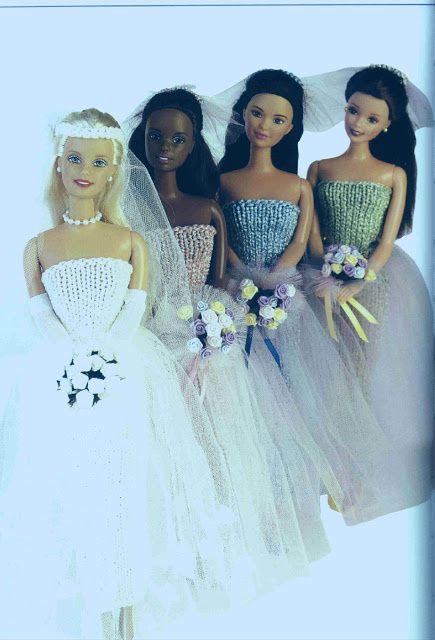 Tricoter une robe de mariée pour poupée mannequin - Ma boite à fils  .overblog.com