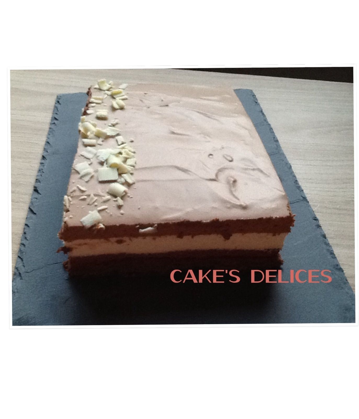 Gâteau 3 chocolats