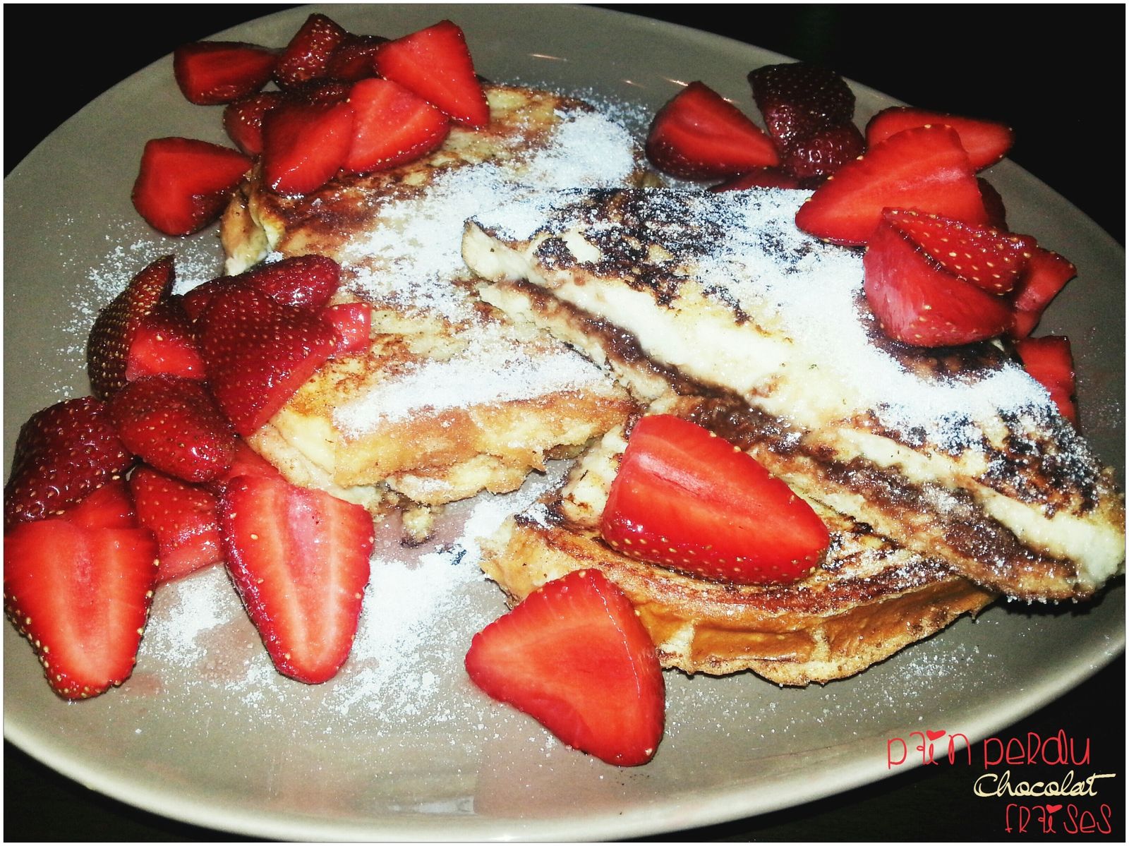 Pain Perdu Chocolat Fraises Serial Cookeuse Overblog Com