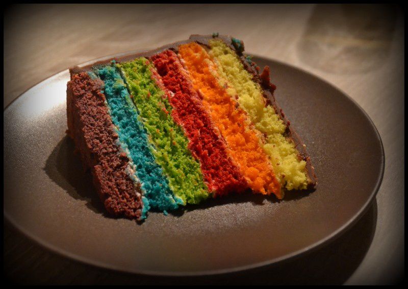 Rianbow cake