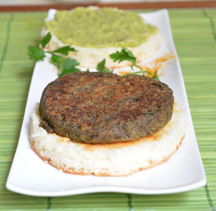 Steak végétal de lentilles vertes et champignons - Panamsaine