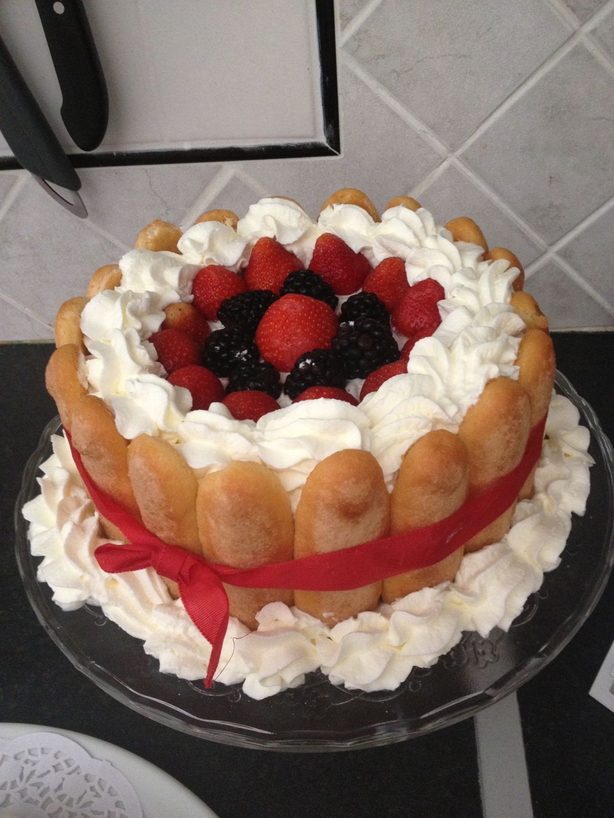 Charlotte Aux Fraises Agar Agar Mes Sweet Delices
