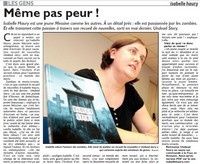 Isabelle Haury dans Le Républicain Lorrain du 3 août 2013 !