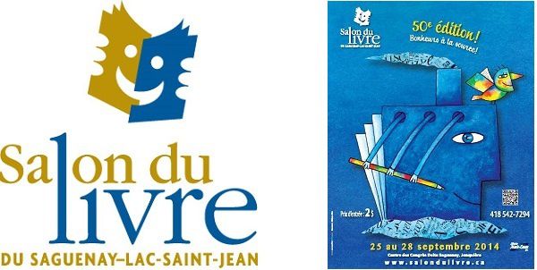 50e salon du livre du Saguenay-Lac Saint-Jean 25 au 28 septembre
