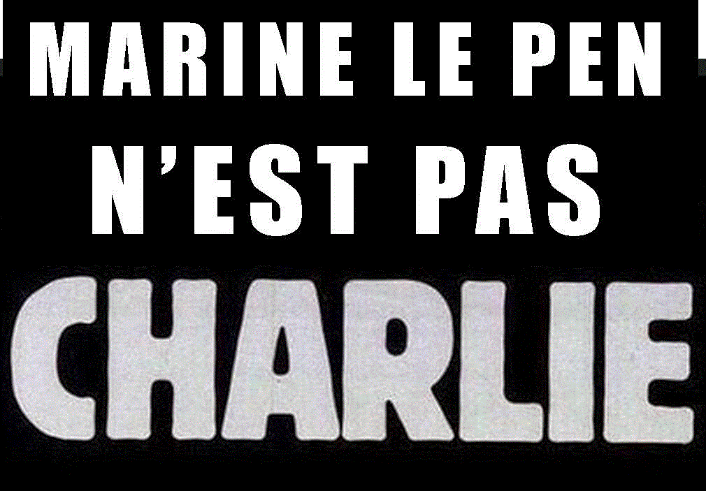 NON ! MARINE LE PEN N’EST PAS CHARLIE
