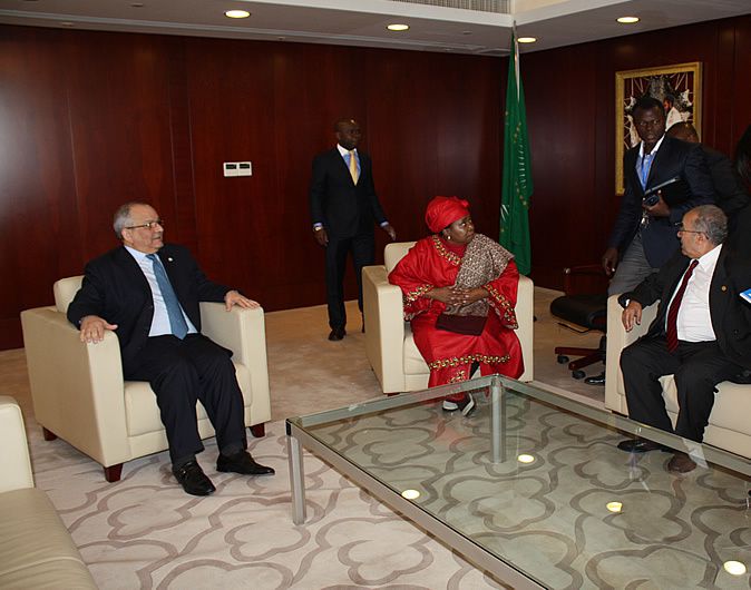 Concertations entre la Commission de l’Union Africaine et le Secrétaire Général de la Communauté Economique des Etats de l’Afrique Centrale