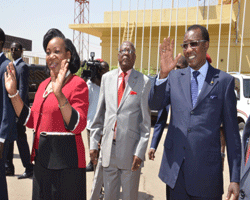 La présidente centrafricaine en visite au Tchad