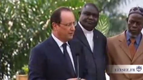 Centrafrique : François Hollande aux chefs religieux 