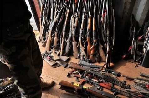 La MISCA démantèle un impressionnant arsenal de guerre au nord de l’aéroport de Bangui