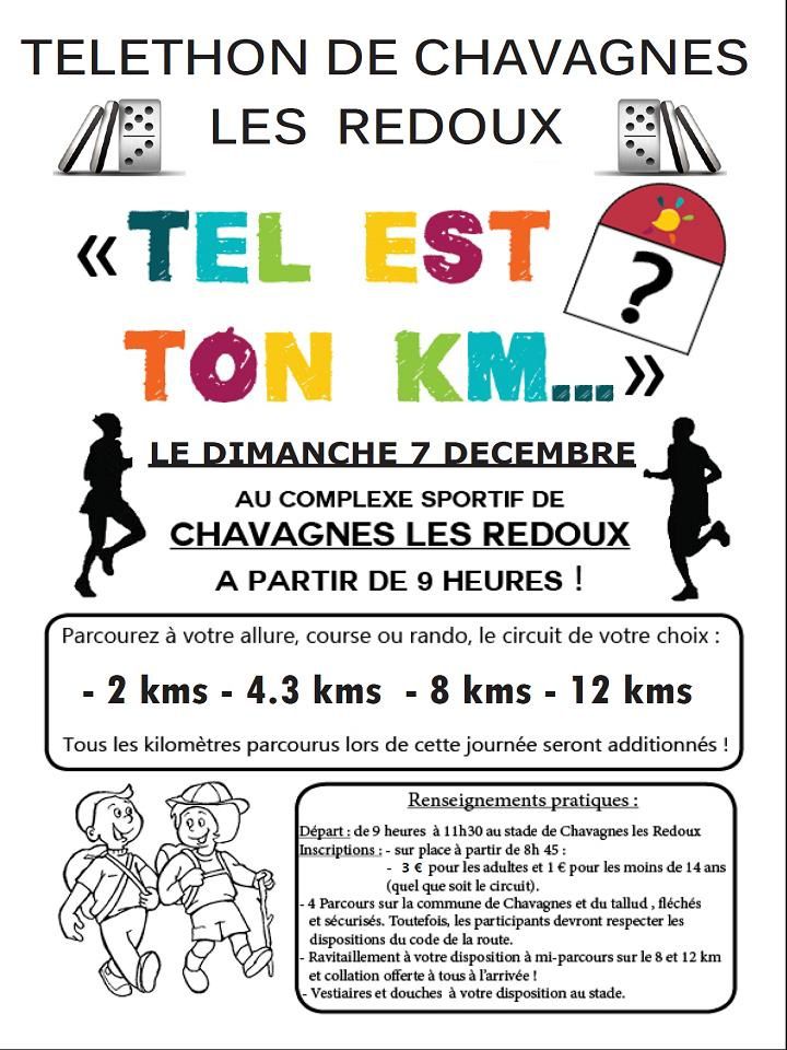 Téléthon à Chavagnes Les Redoux
