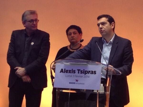 Alexis Tsipras à Paris: "Nous serons la surprise" des européennes"