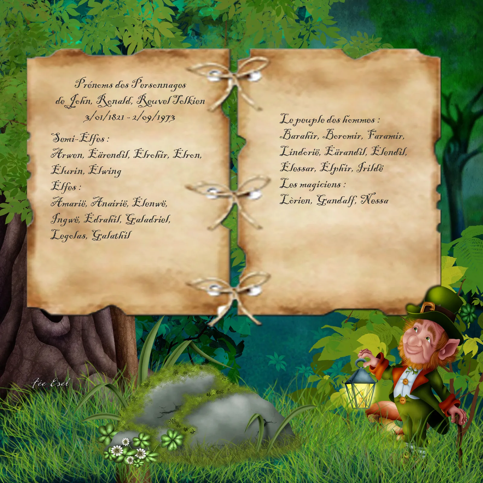 Prénoms elfiques et féeriques... La clairière des Fées