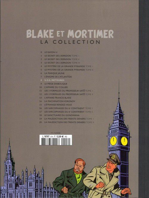 Blake et Mortimer, la collection Hachette : S.O.S. Météores