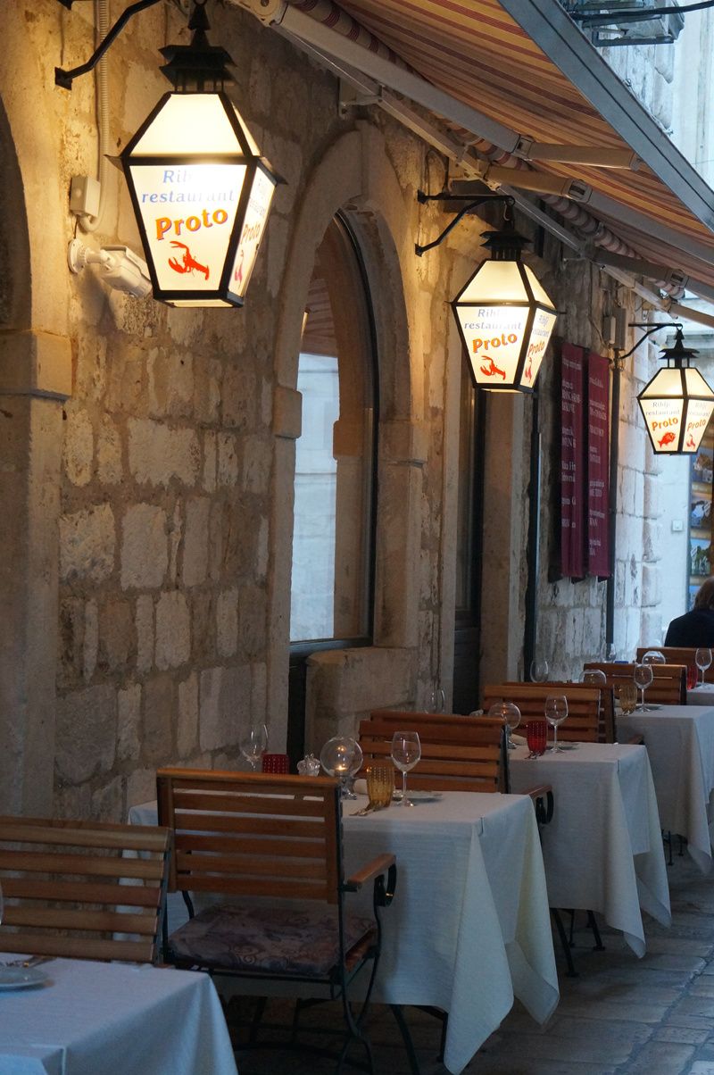 restaurant Proto à Dubrovnik restaurant Proto à Dubrovnik