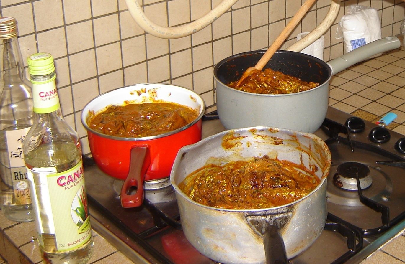 Spécialité guyanaise bouillon d'Awara Un jour en Guyane