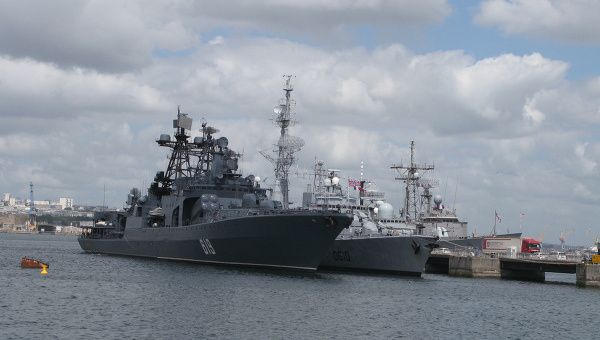 Le destroyer russe Severomorsk photo Alexandra Kamenskaya RIA Novosti.