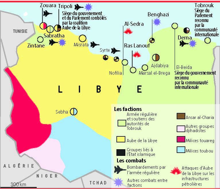 Les quatre cibles de l'Etat islamique en Libye