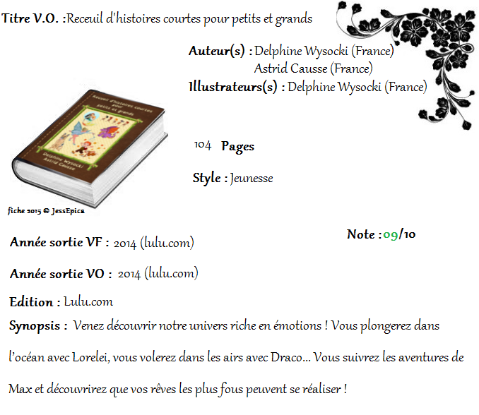 Recueil d'histoires courtes pour petits et grands de Delphine Wysocki & Astrid Causse