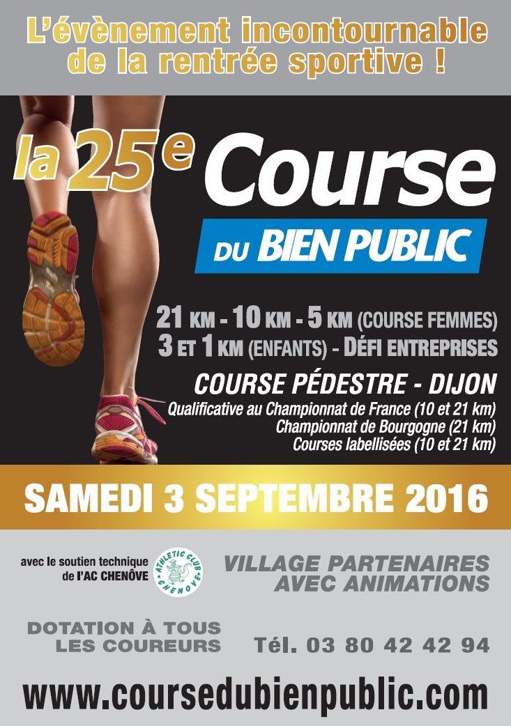 Samedi 3 septembre 2016 - La Course du Bien Public - Dijon
