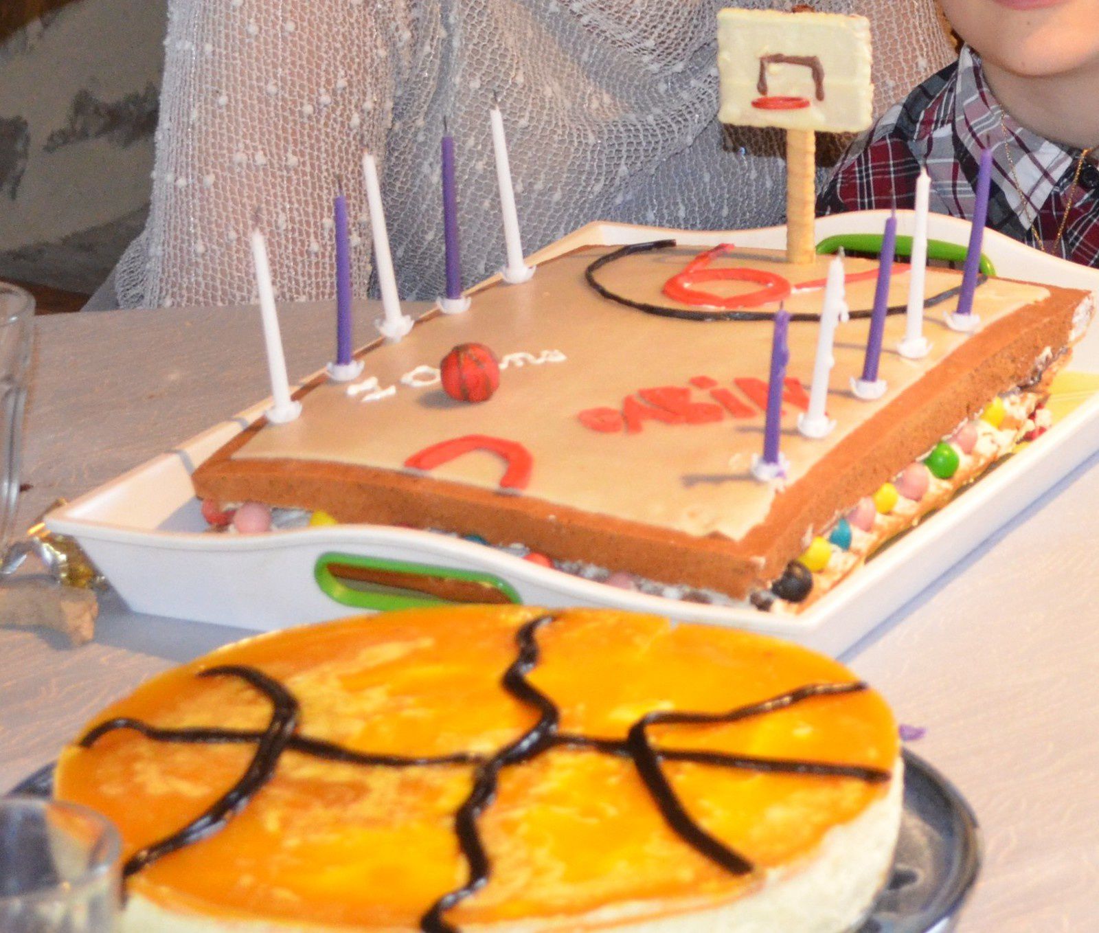Gâteaux d'anniversaire sur le thème du basket - MYL et une idées créatives