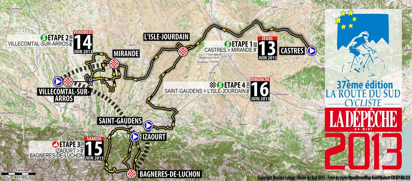 La Route du Sud sous le soleil