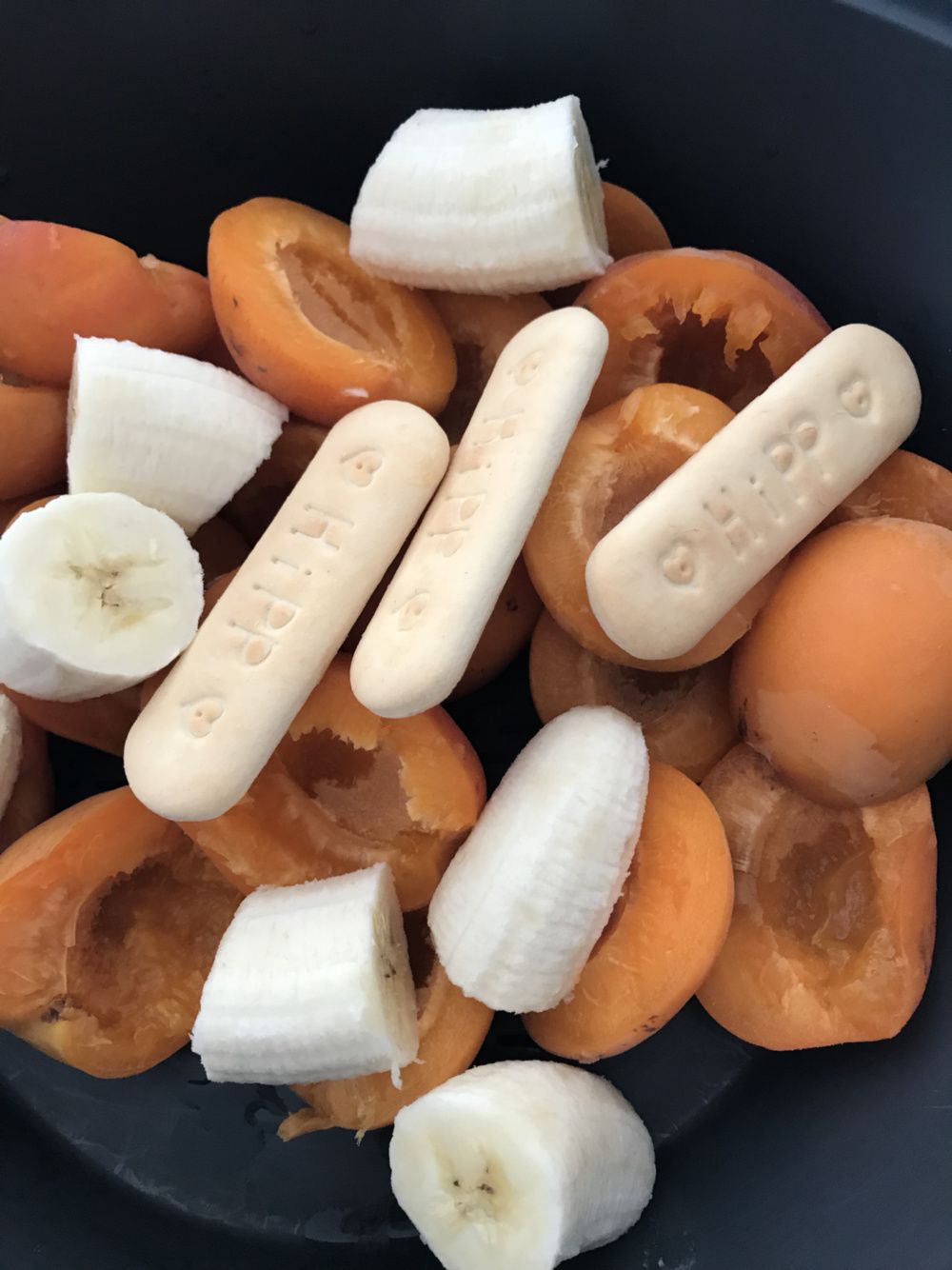 Compote biscuitée Abricots Bananes Bébé dès 6 mois Recettes