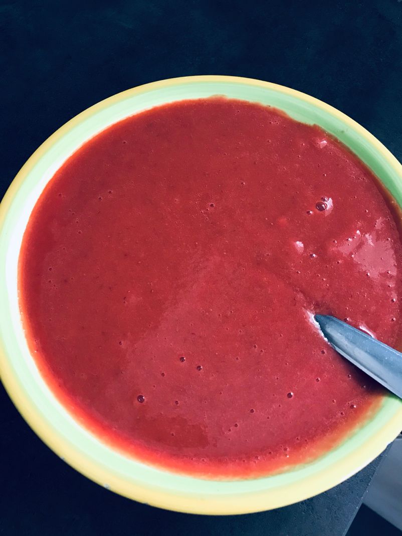 Compote fraises rhubarbe du jardin au Thermomix Recettes simples et