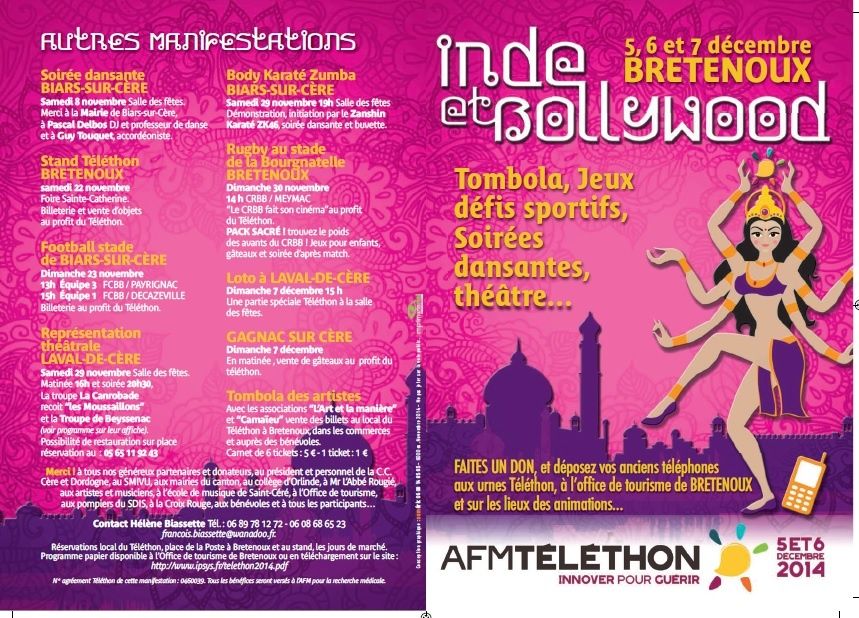 TELETHON A BRETENOUX le 5&6 Décembre 2014