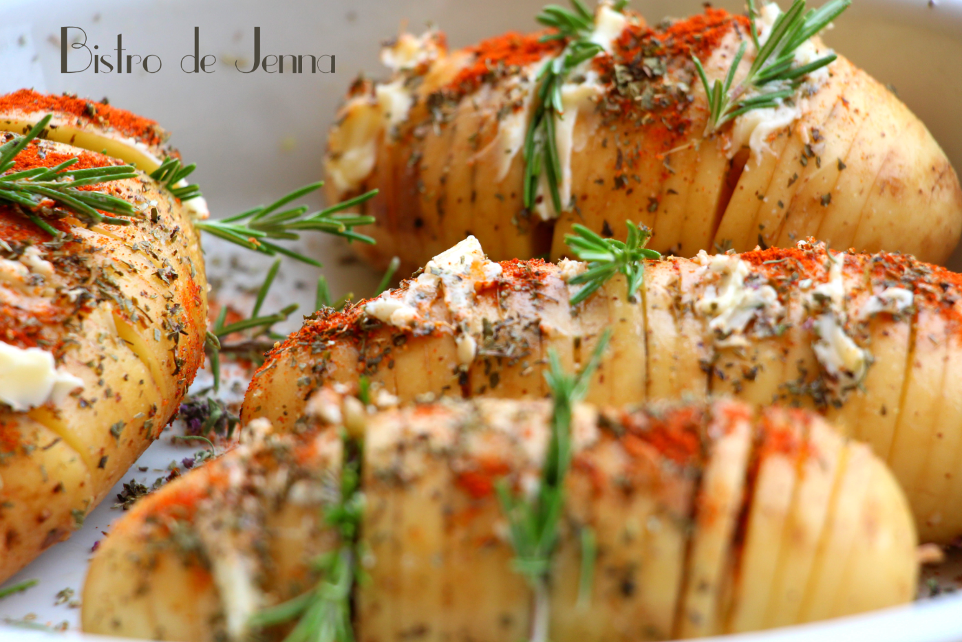 Hasselback Potatoes au senteurs de Provence
