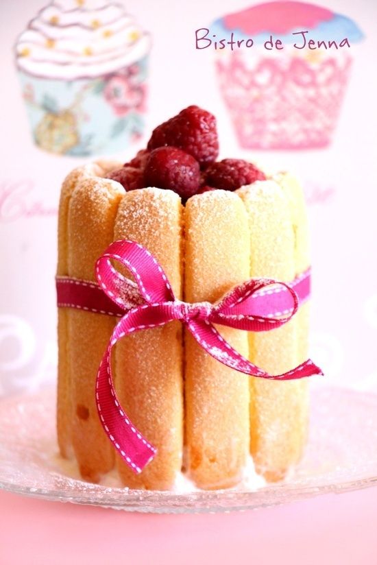 Mini Charlotte aux framboises