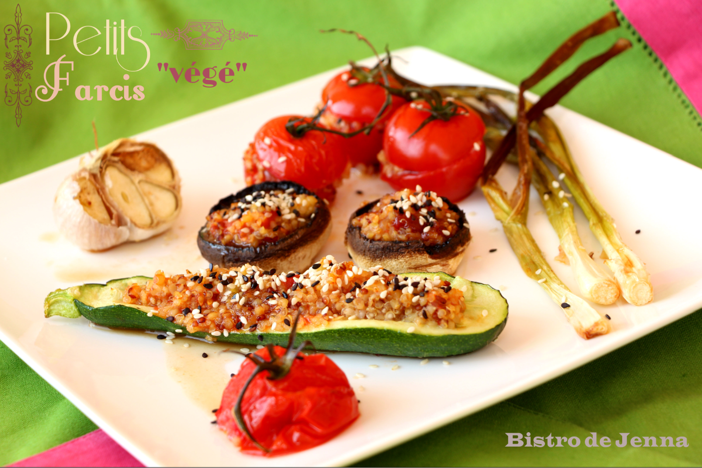 Petits farcis en mode "vegė"