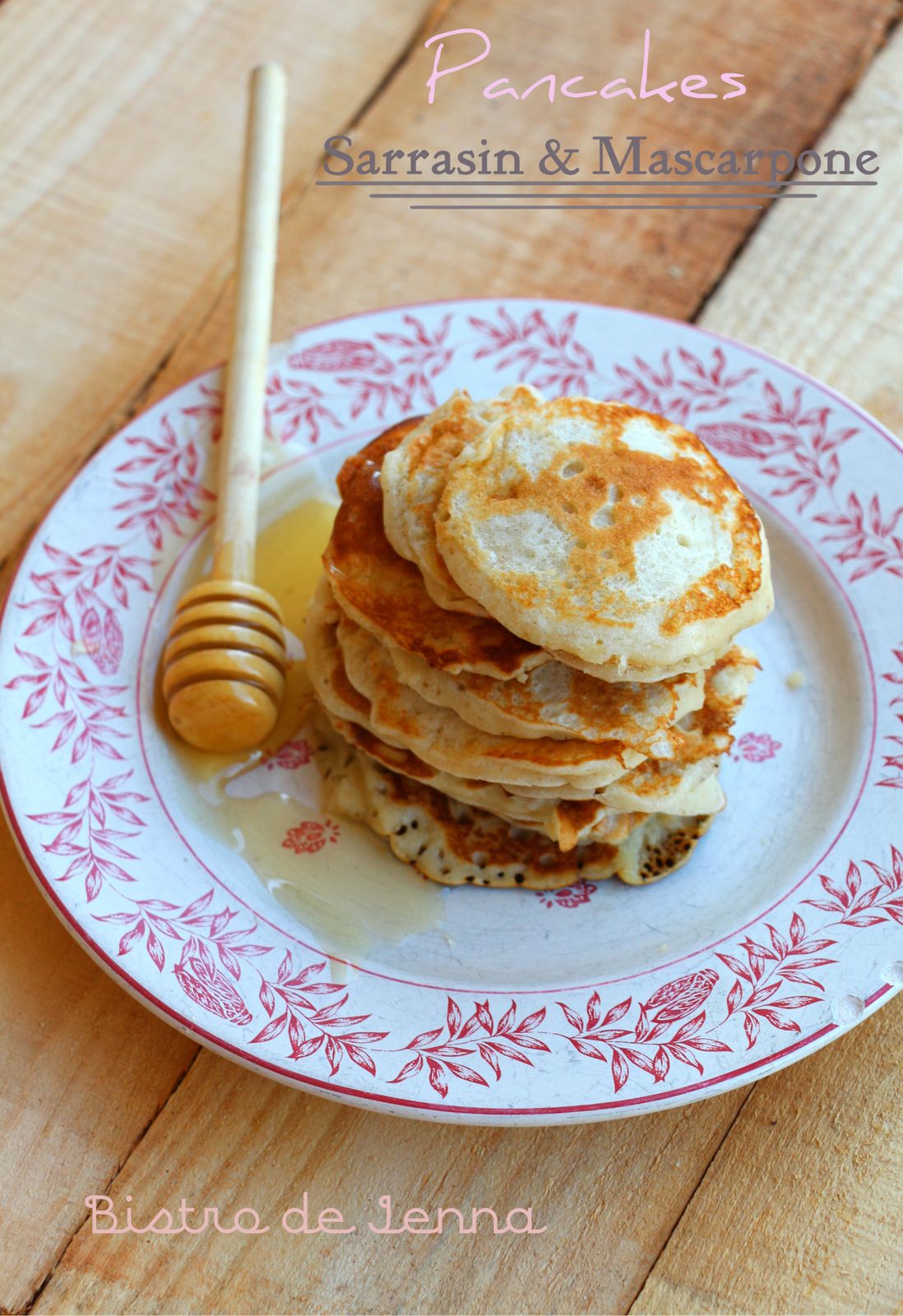 Pancakes sarrasin et mascarpone