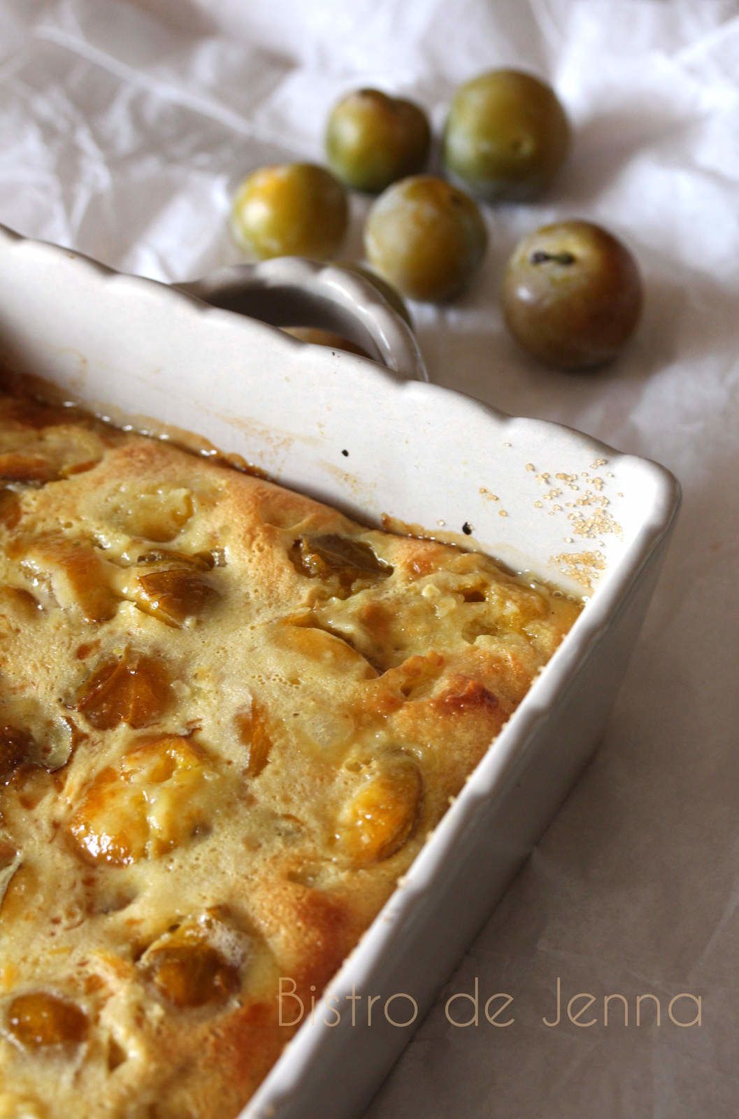 Clafoutis aux reines-claudes