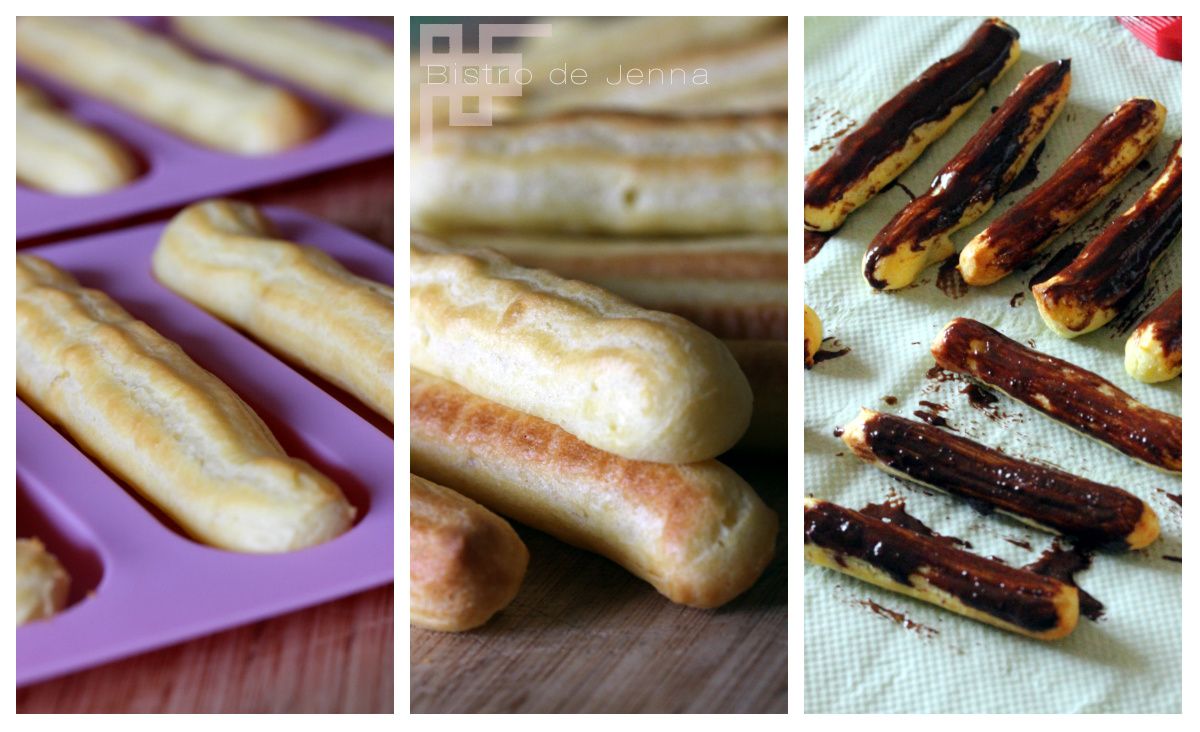 Eclair au chocolat comme un churros