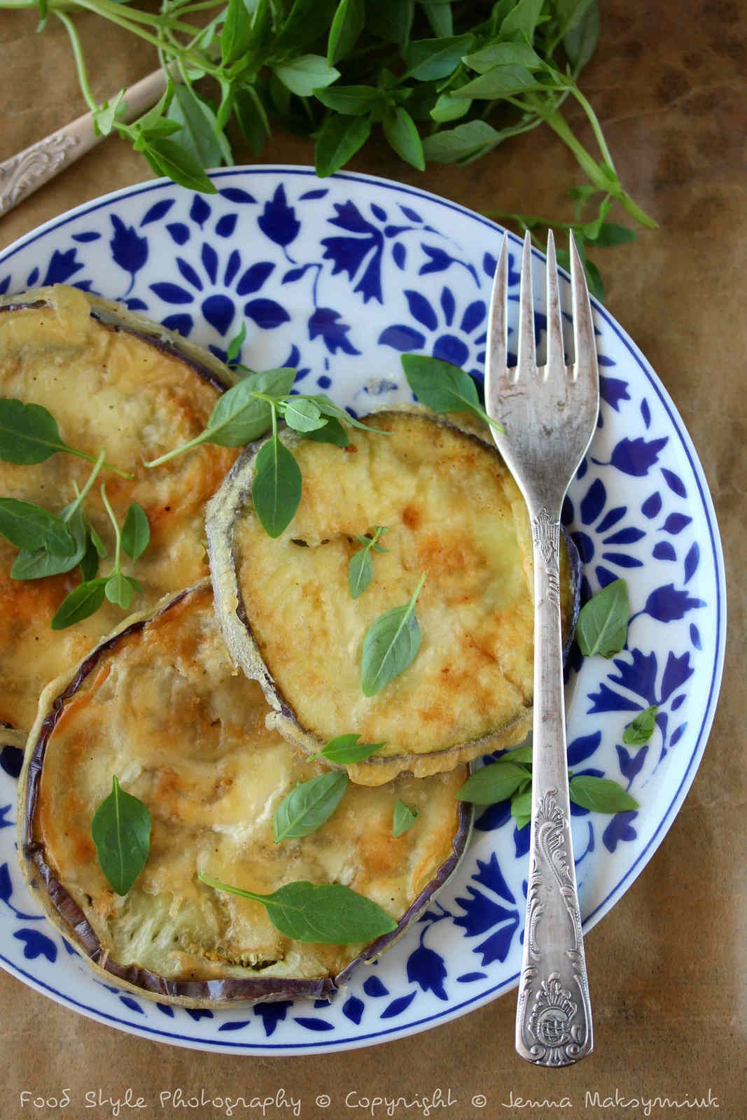 Aubergine ronde en tempura vegan