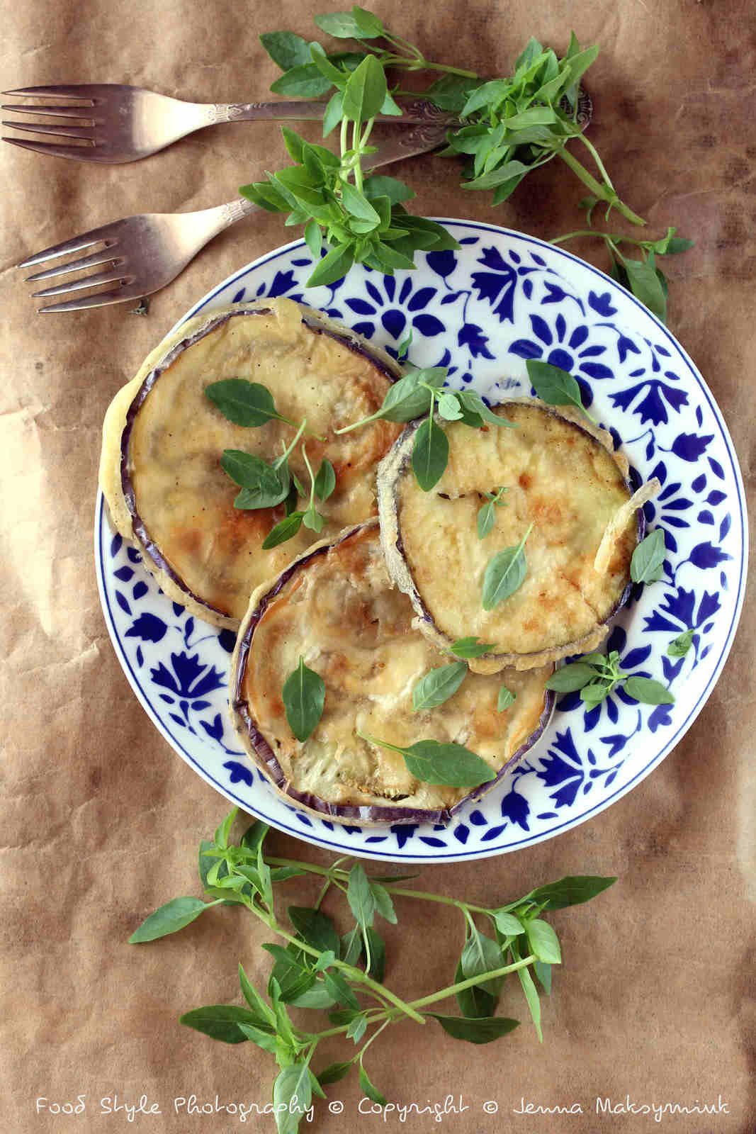 Aubergine ronde en tempura vegan