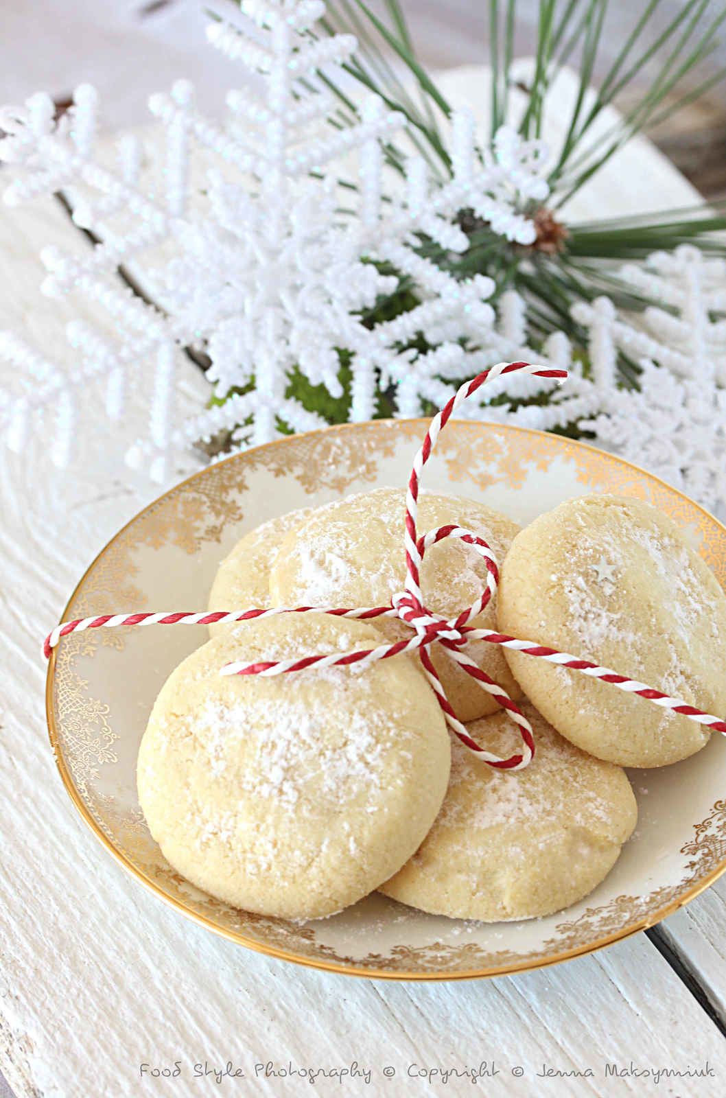 Kourabiedes petits biscuits de Noël grec