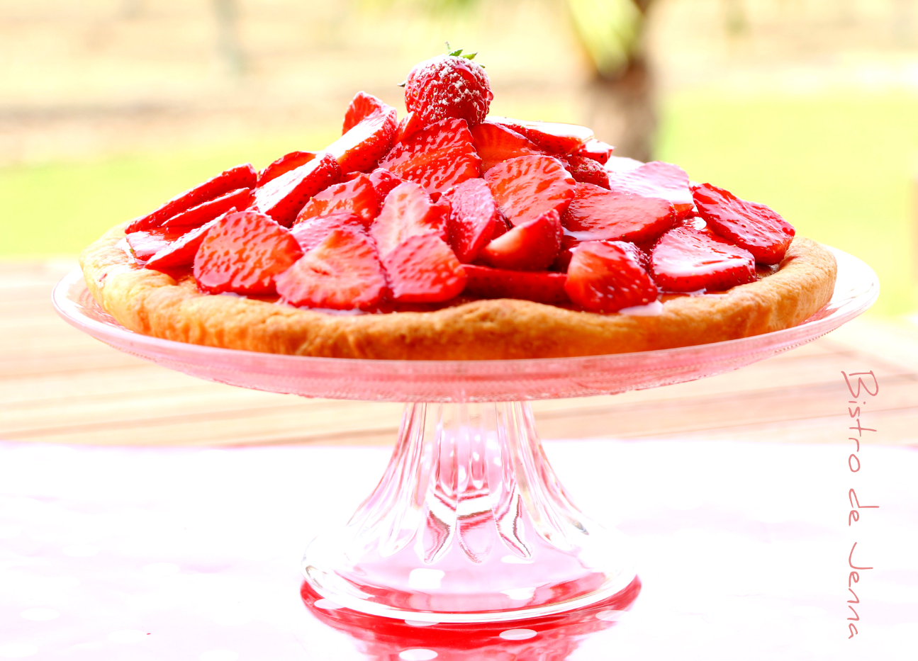 Tarte aux fraises de Carpentras