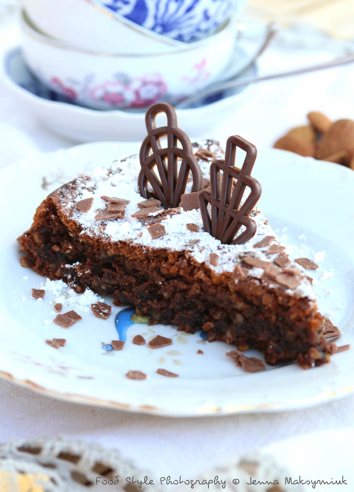 Gâteau au chocolat et aux amandes
