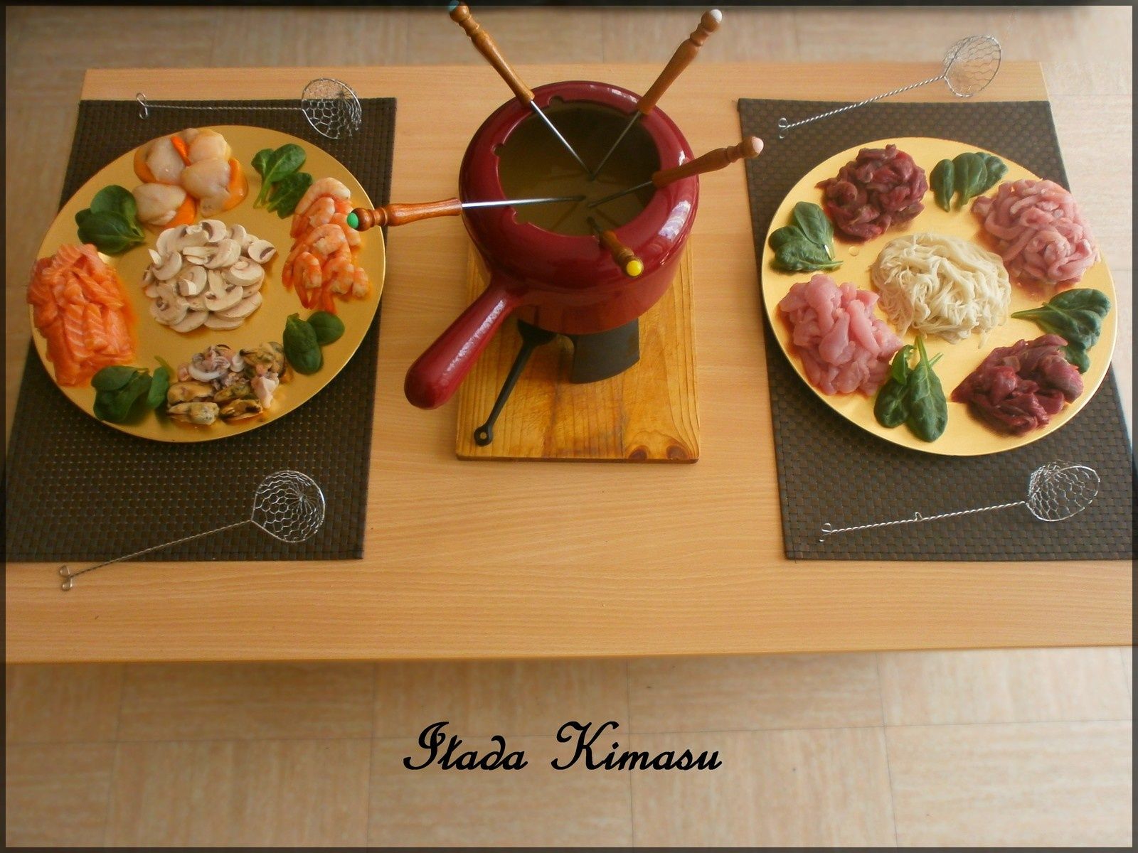 Fondue chinoise Terre & Mer ItadaKimasu