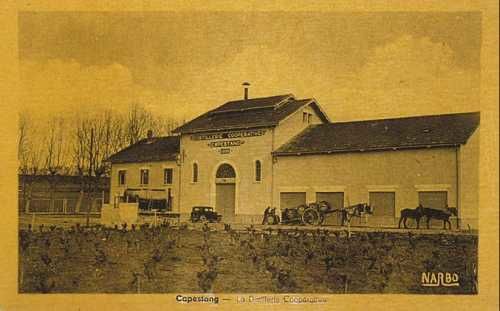 Distillerie coopérative agricole de Capestang (Hérault) créée en 1936.