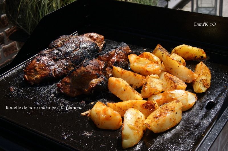 Rouelle de porc marinée avec sa cuisson à la plancha - Les créa' et  gourmandises de Dam'K-rO