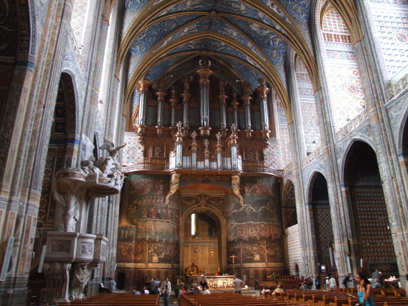 Les Peintures Interieures De La Cathedrale Sainte Cecile D Albi Gite Aveyron L Oustal Occitan