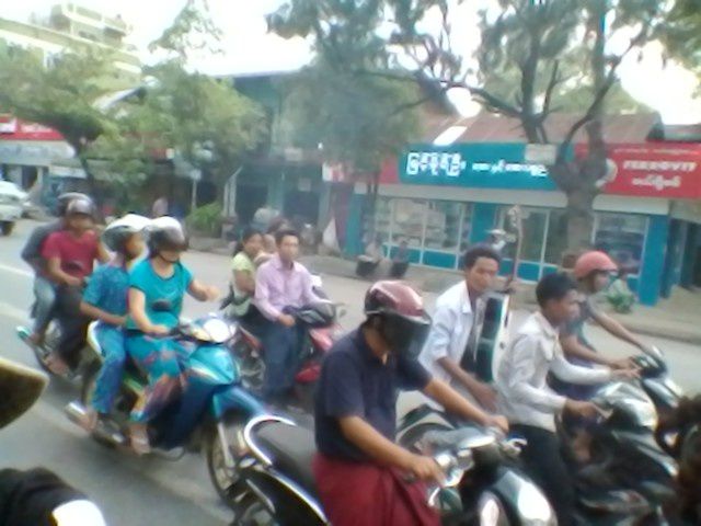 circulation à Mandalay