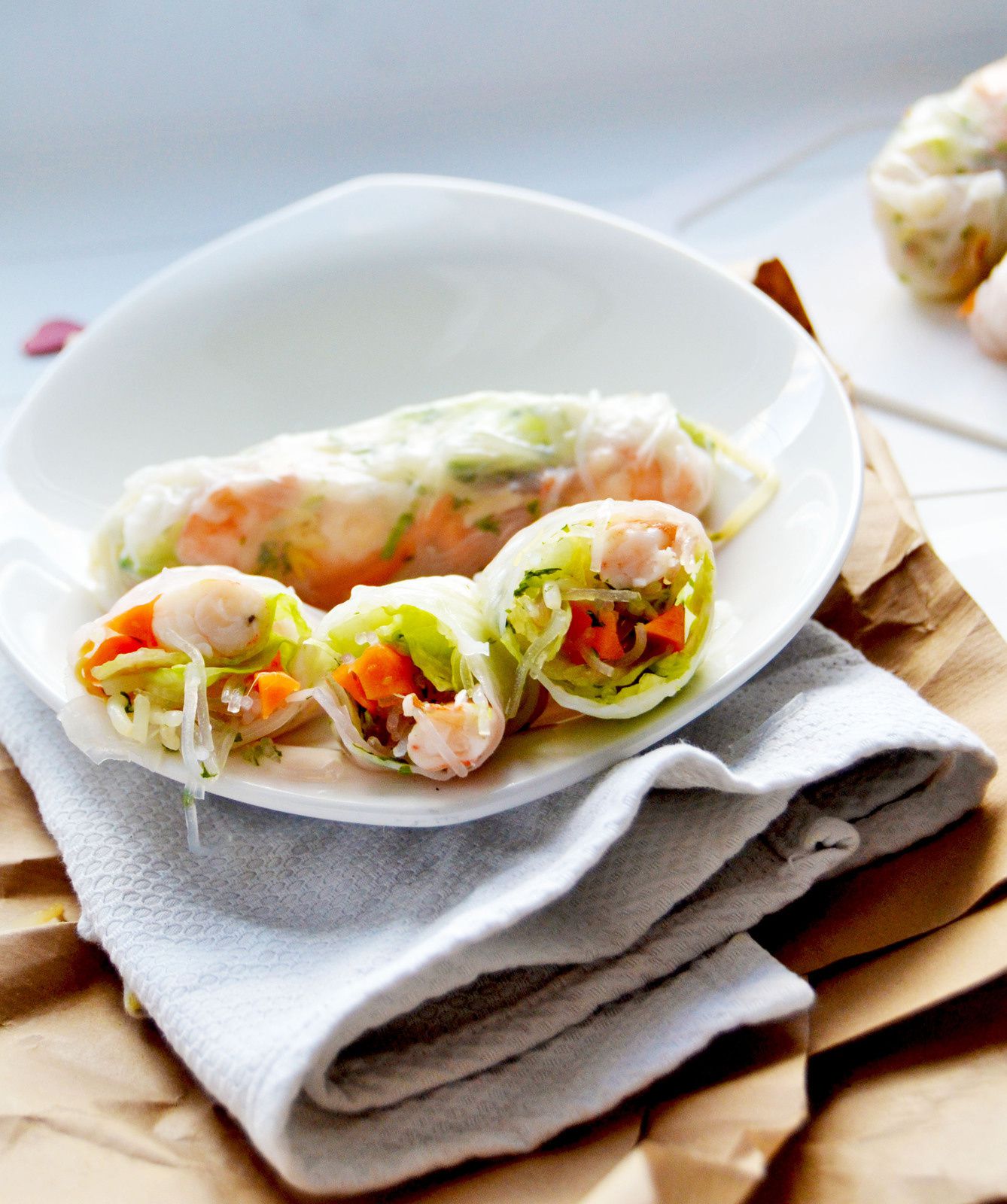 Rouleaux de printemps crevette shawanna recettes & foodography
