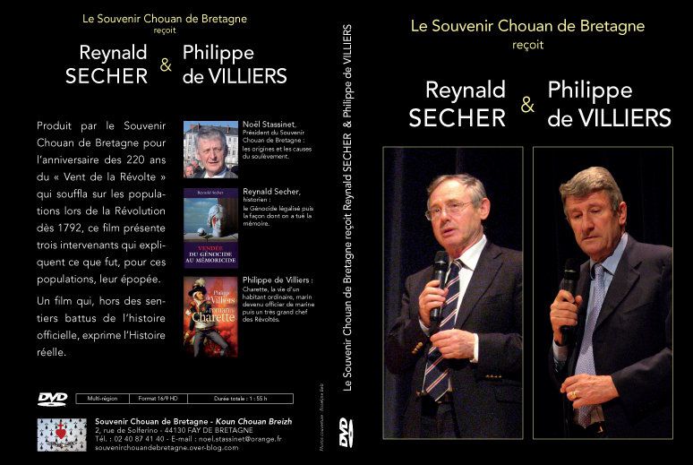 LE DVD REYNALD SECHER et PHILIPPE de VILLIERS