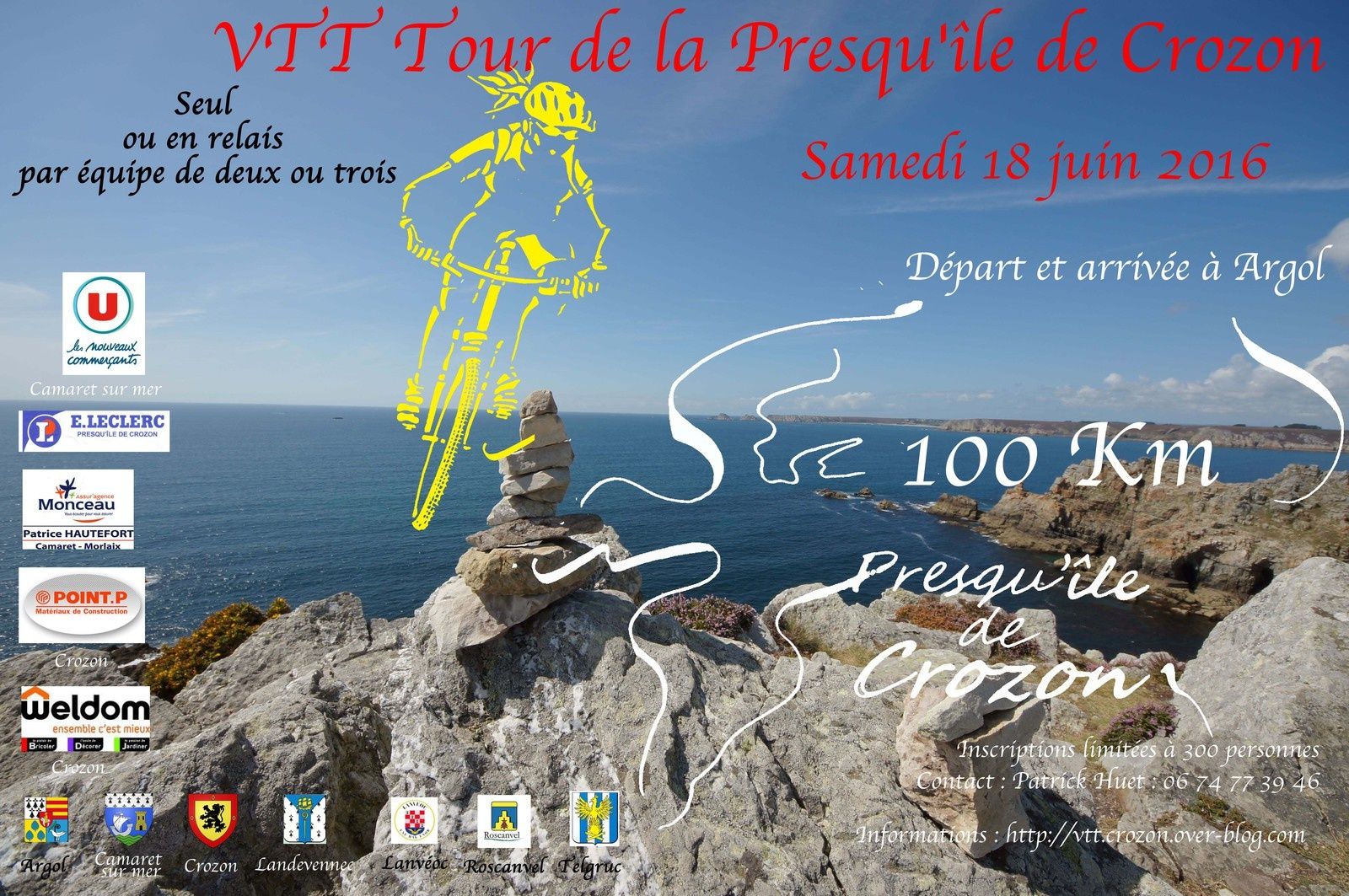 randonnee vtt crozon