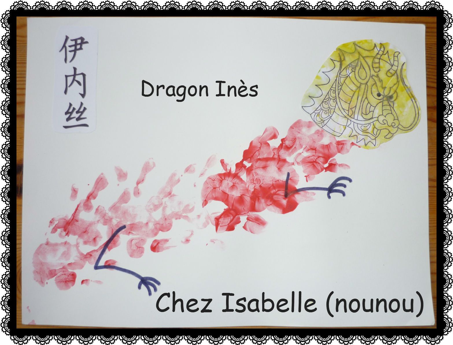 Les dragons chinois des filles - Le blog d'Isabelle (nounou)
