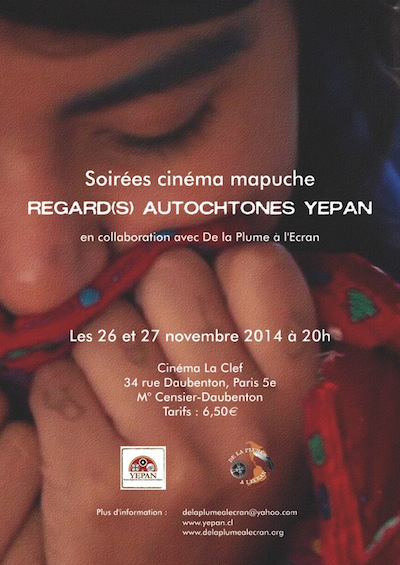 Soirée cinéma mapuche - Regards autochtones Yepan